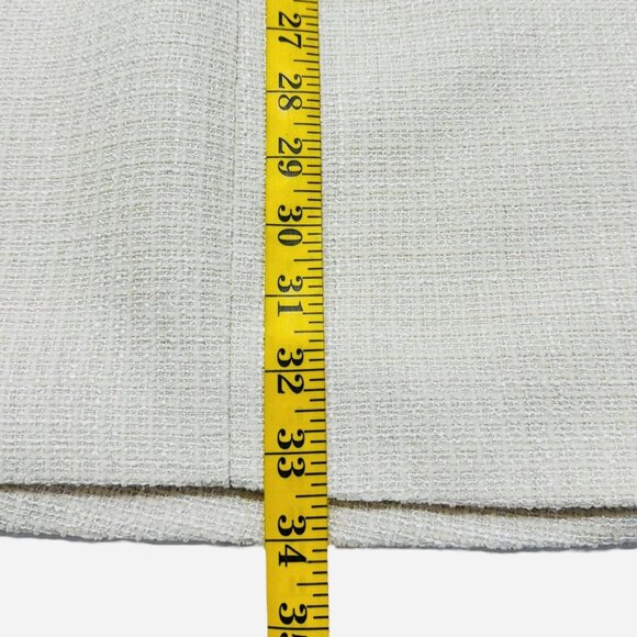 Commense Tweed Sheath Dress M Contrast Trim Short Sleeve - Picture 10 of 15